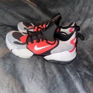 Nike Kids' Red, Black, and White Sneakers